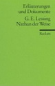 Nathan der Weise. Erläuterung und Dokumente