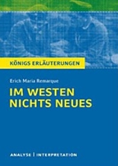 Interpretationshilfe: Im Westen Nichts Neues