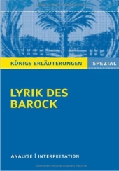 Königs Erläuterung. Lyrik des Barock