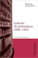 Interpretationshilfe: Lyrik des 20. Jahrhunderts