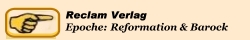 Reformation und Barock. Deutsch Lektüren für den Unterricht